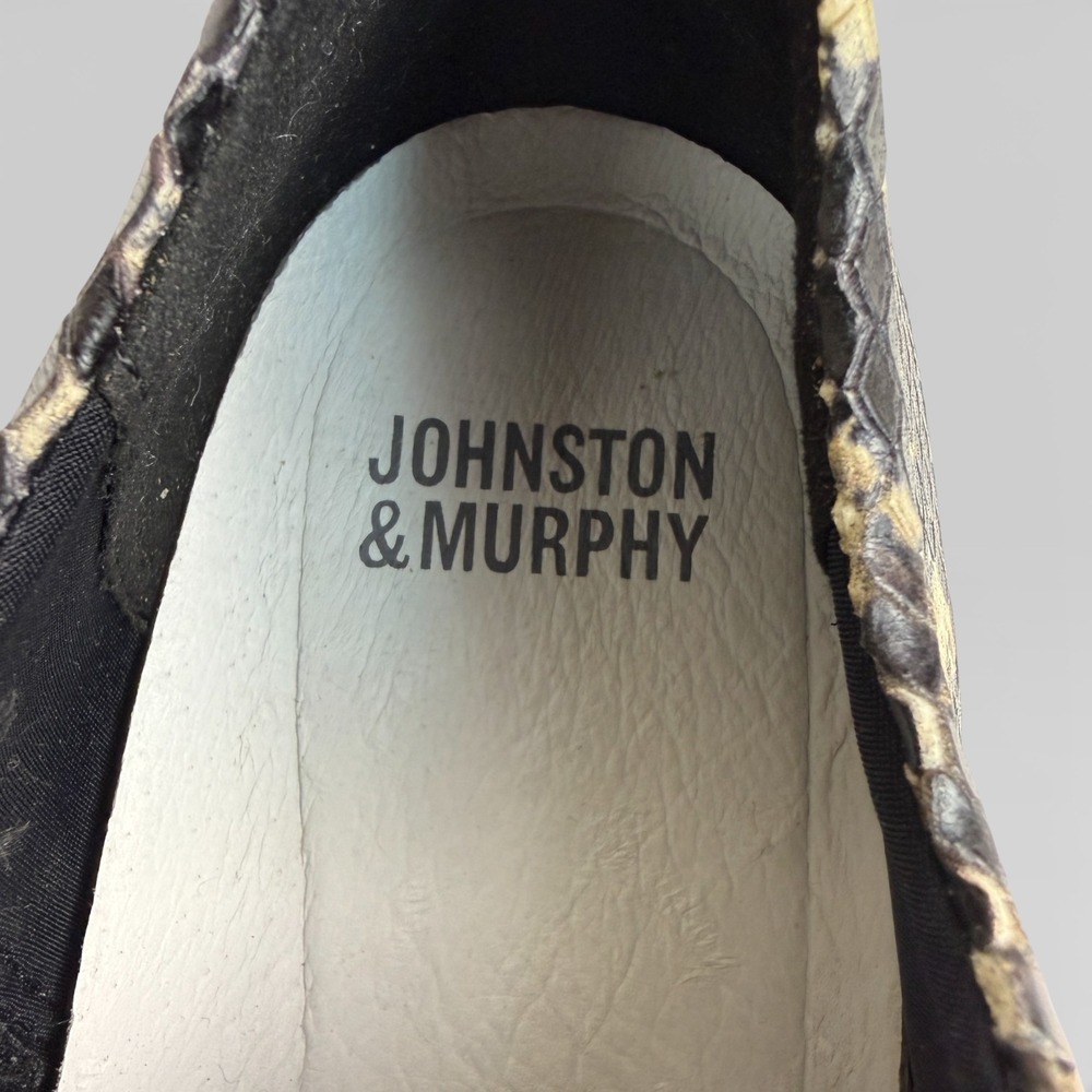 JOHNSTON & MURPHY‎ Tracy Snake Print Slip On Casual Flat Shoes Womens Size 6M - Picture 10 of 12